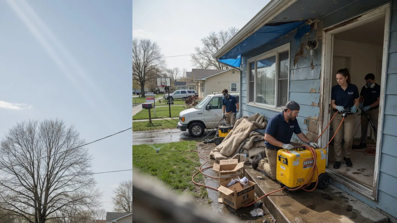 Basement Flood Cleanup in Scottsburg, IN near me